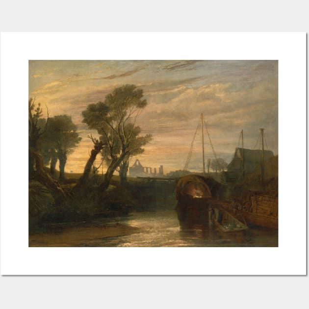 Newark Abbey by J.M.W. Turner Wall Art by Classic Art Stall